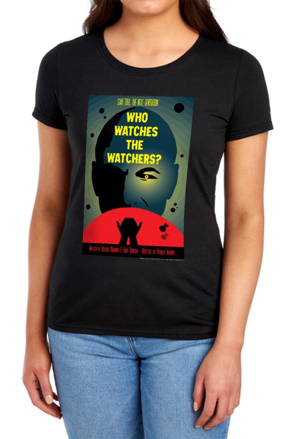 STAR TREK : THE NEXT GENERATION SEASON 3 EPISODE 4 WOMENS SHORT SLEEVE BLACK MD Online now