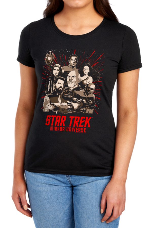 STAR TREK : POSTER WOMENS SHORT SLEEVE Black XL Cheap