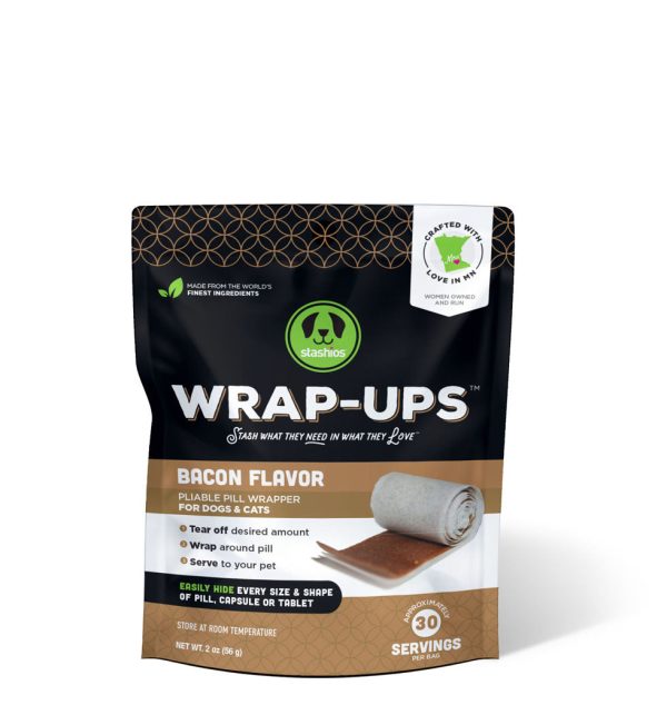 Stashios Wrap-Ups Bacon Flavor Dog Treats Online Hot Sale